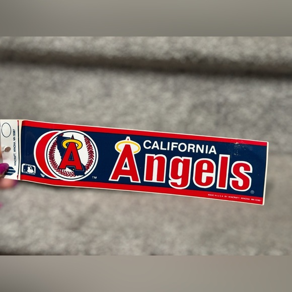 Vintage California Angels Decal Lot Wincraft MLB Retro 80s 90s Sticker Set Logo - Picture 4 of 10